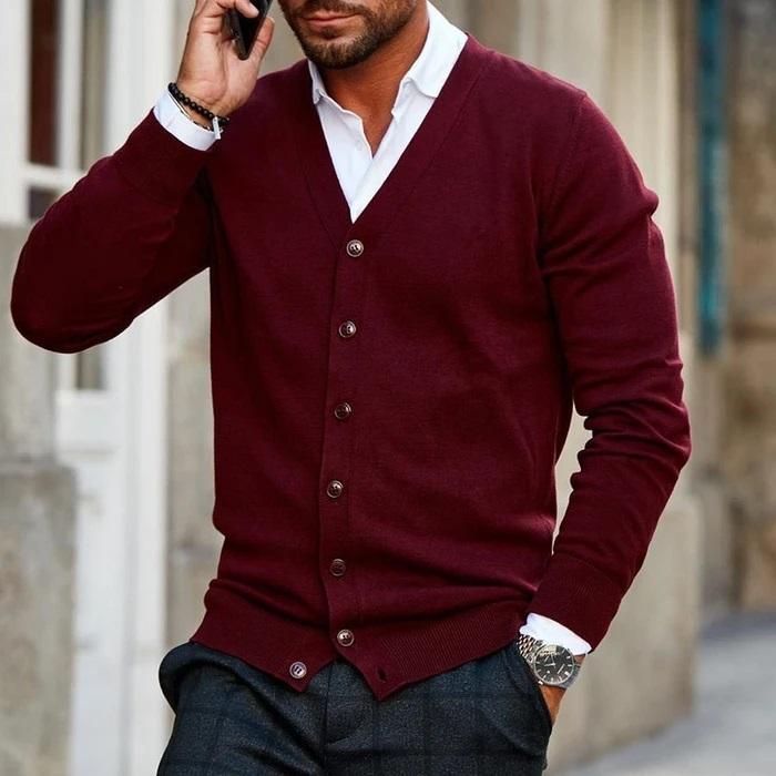 Classic Button-Up Cardigan – Timeless Elegance for Any Occasion