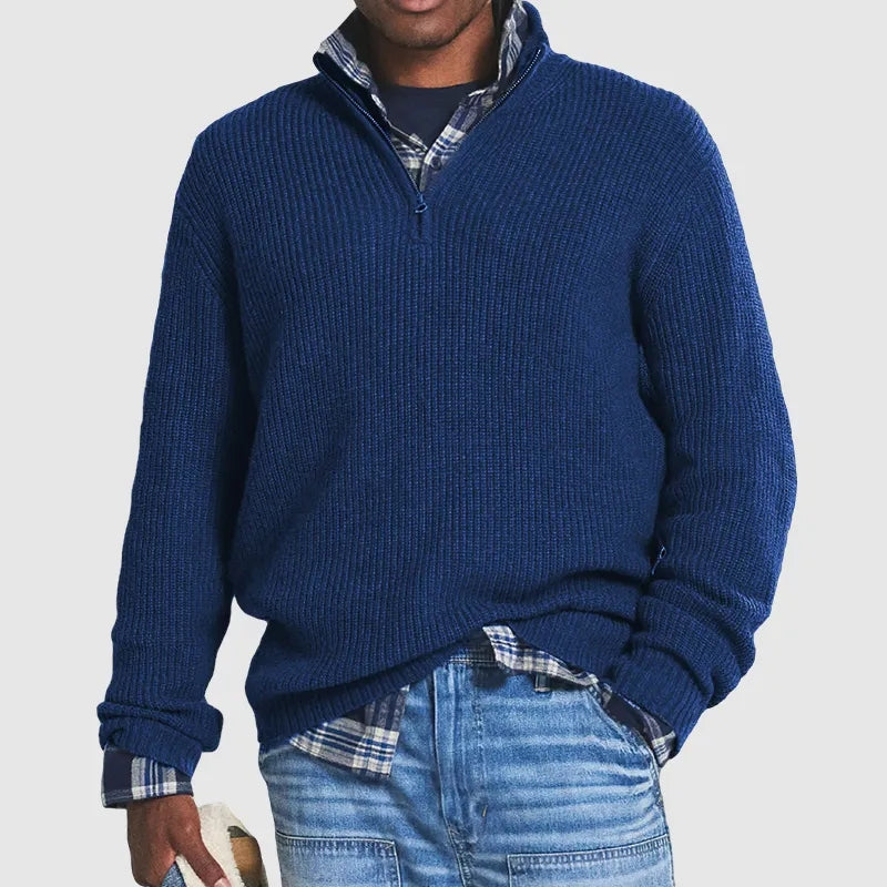 Men's Quarter-Zip Sweater