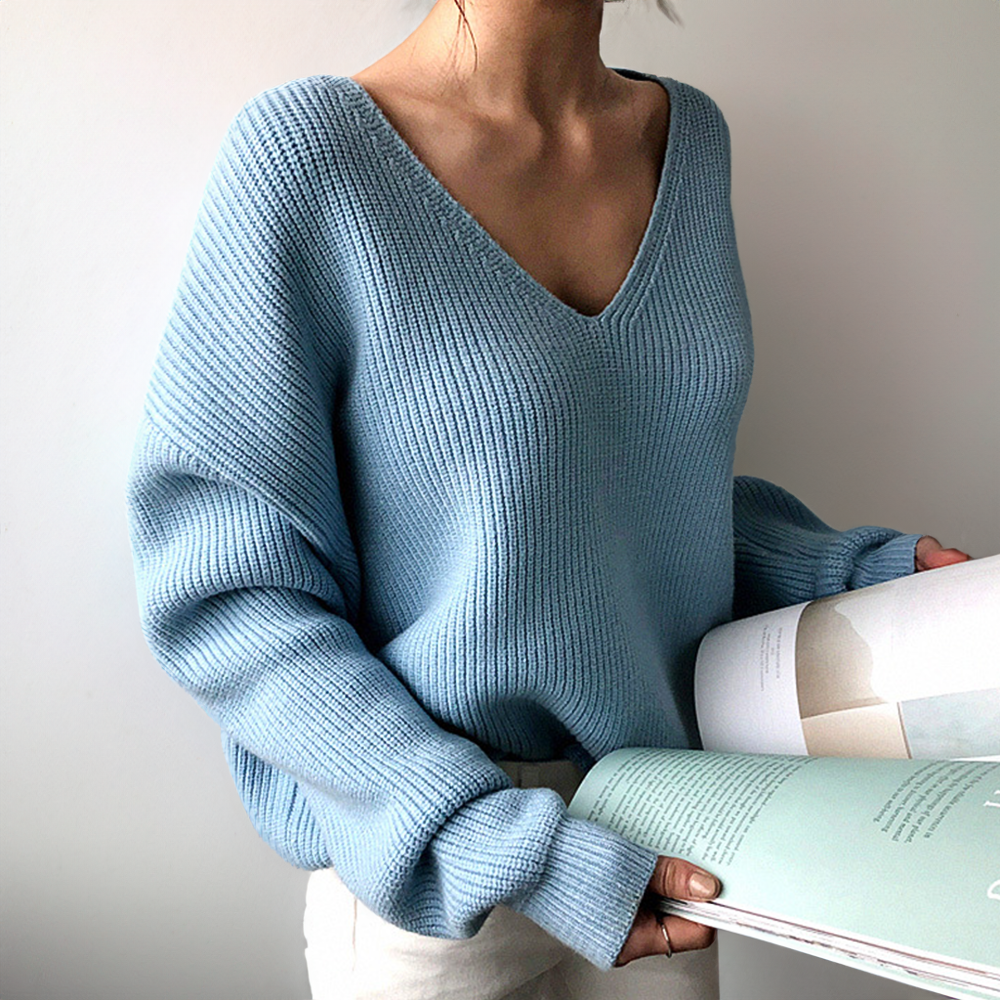 Soft Knitted Women's Sweater – Embrace Cozy Elegance Anytime