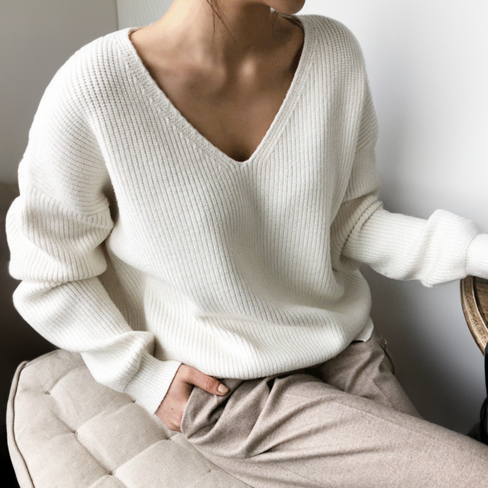 Soft Knitted Women's Sweater – Embrace Cozy Elegance Anytime