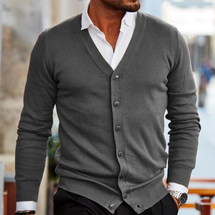 Classic Button-Up Cardigan – Timeless Elegance for Any Occasion