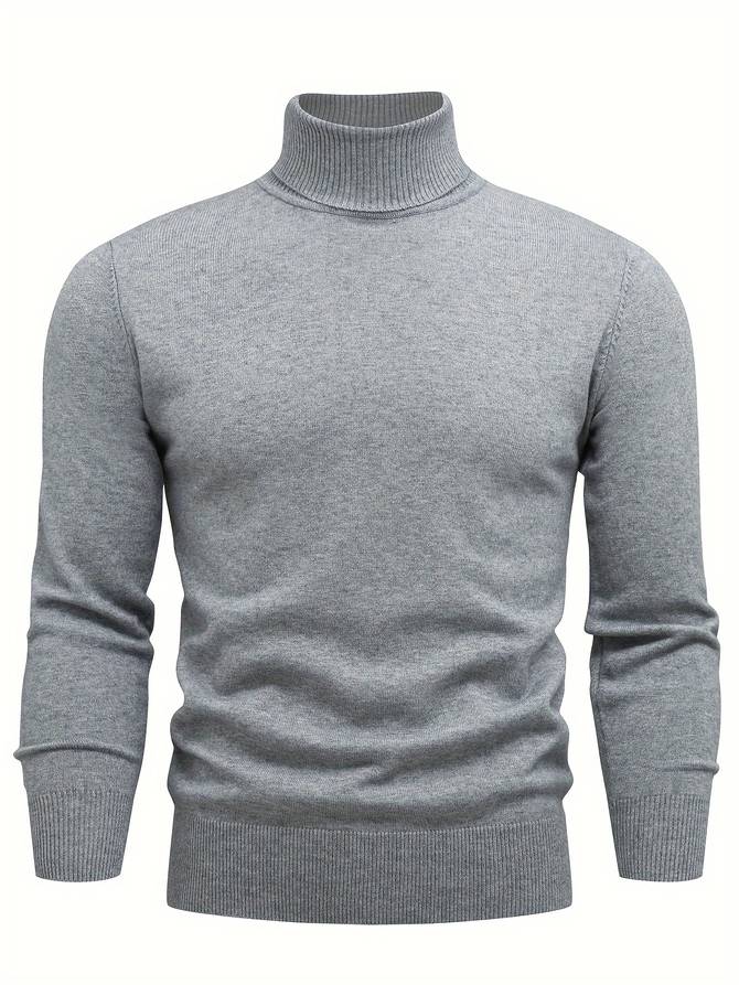 Casual Knitted Turtleneck for Men | Relaxed & Stylish