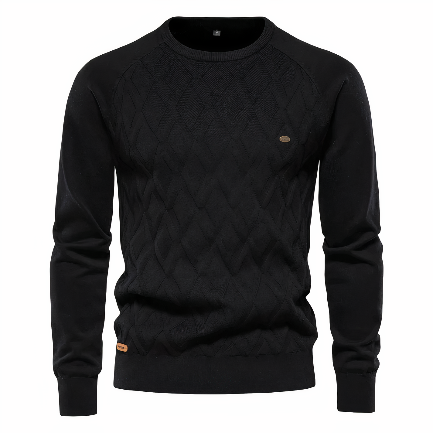 Men's Knitted Check Sweater – Cozy Sophistication for Every Occasion