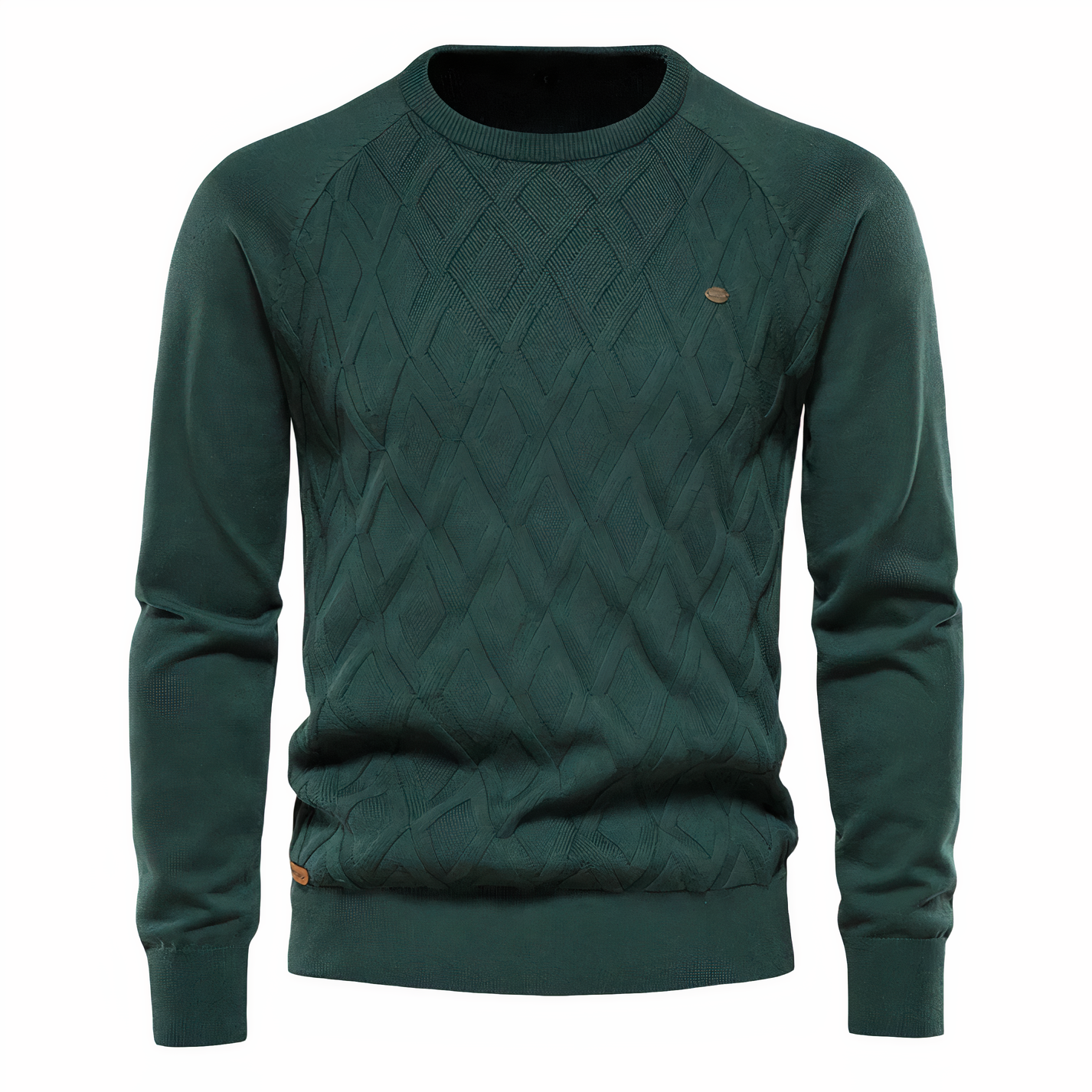 Men's Knitted Check Sweater – Cozy Sophistication for Every Occasion