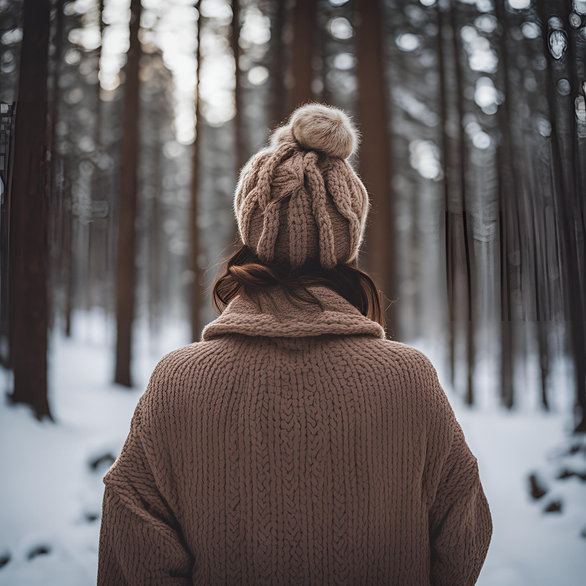 A_woman_warmly_dressed_in_a_knit_sweater_and_cozy_coat_seen_from_the_side_or_behind_as_she_enjoys_a_winter_walk_in_a_snowy_forest_or_a_cozy_bonfire_setting._The_focus_is_on_the_clothi.jpg