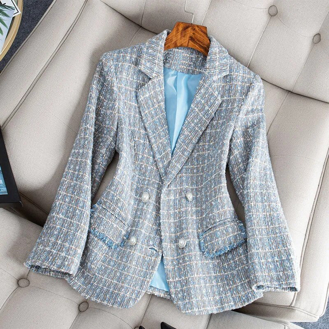 Chic Women’s Tweed Blazer – Timeless Elegance for Every Occasion