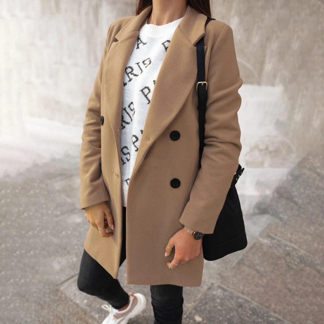 Women's Long Winter Coat – Cozy Elegance for Cold Days