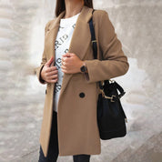 Women's Long Winter Coat – Cozy Elegance for Cold Days