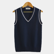 Men's Vest with V-Neck – Classic Elegance for Effortless Layering