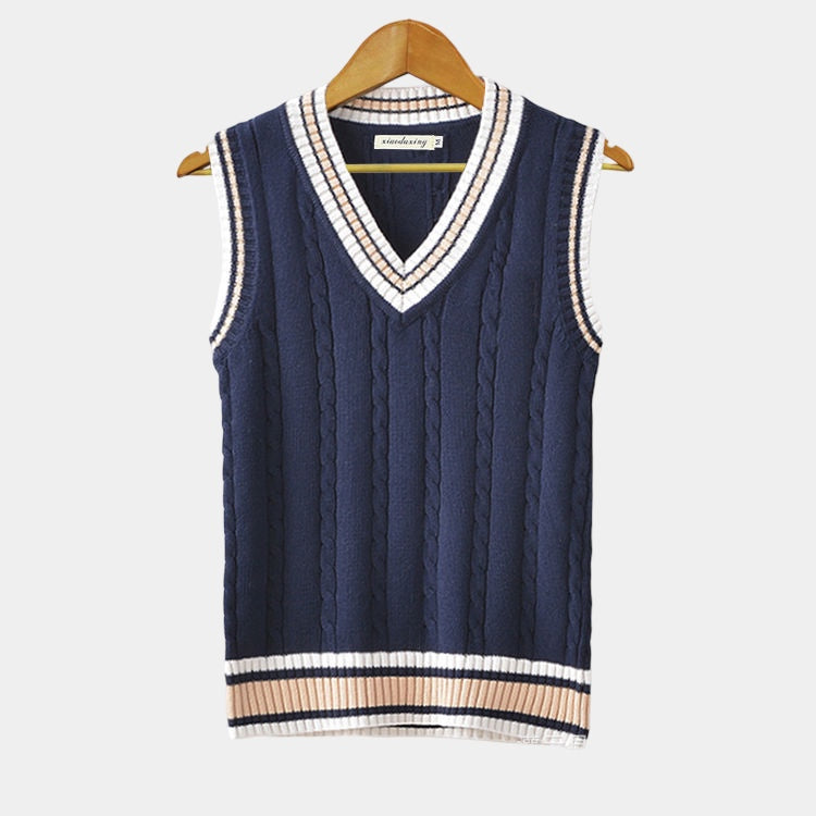 Men's Vest with V-Neck – Classic Elegance for Effortless Layering