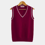 Men's Vest with V-Neck – Classic Elegance for Effortless Layering