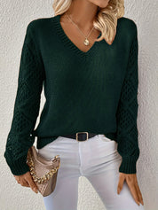 Chic Crocheted Sweater for Women – Cozy Style with Timeless Craftsmanship