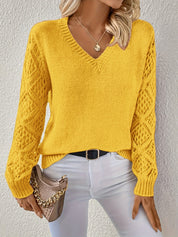 Chic Crocheted Sweater for Women – Cozy Style with Timeless Craftsmanship