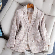 Chic Women’s Tweed Blazer – Timeless Elegance for Every Occasion