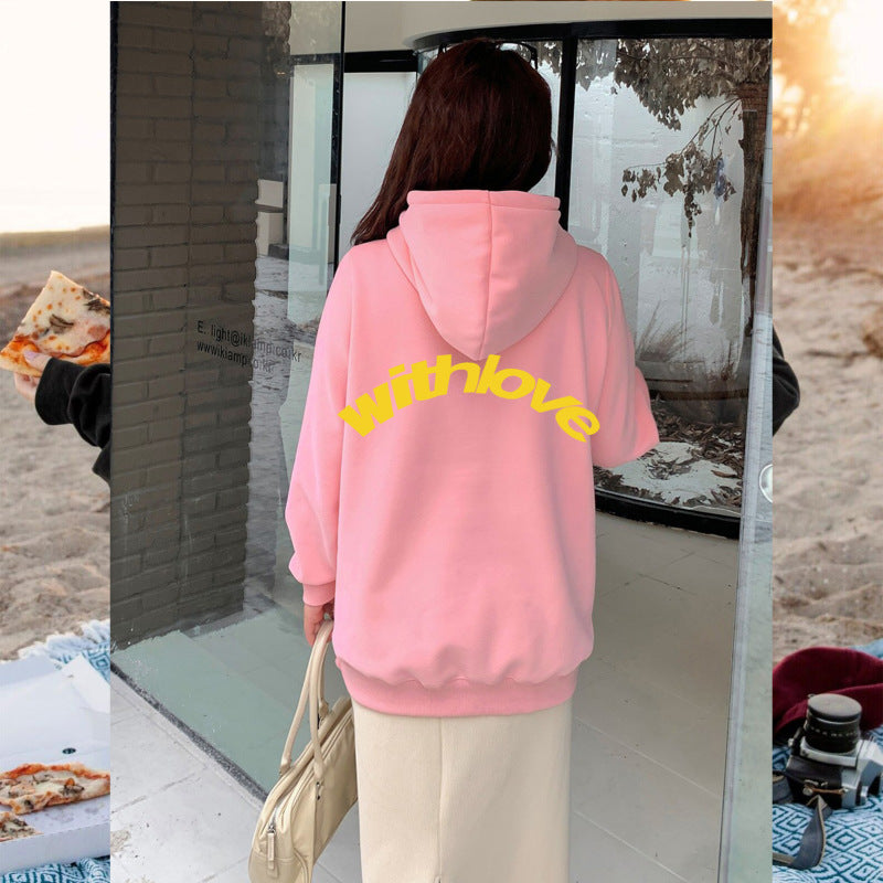 Trendy Oversized Pullover Hoodie – Perfect for Couples