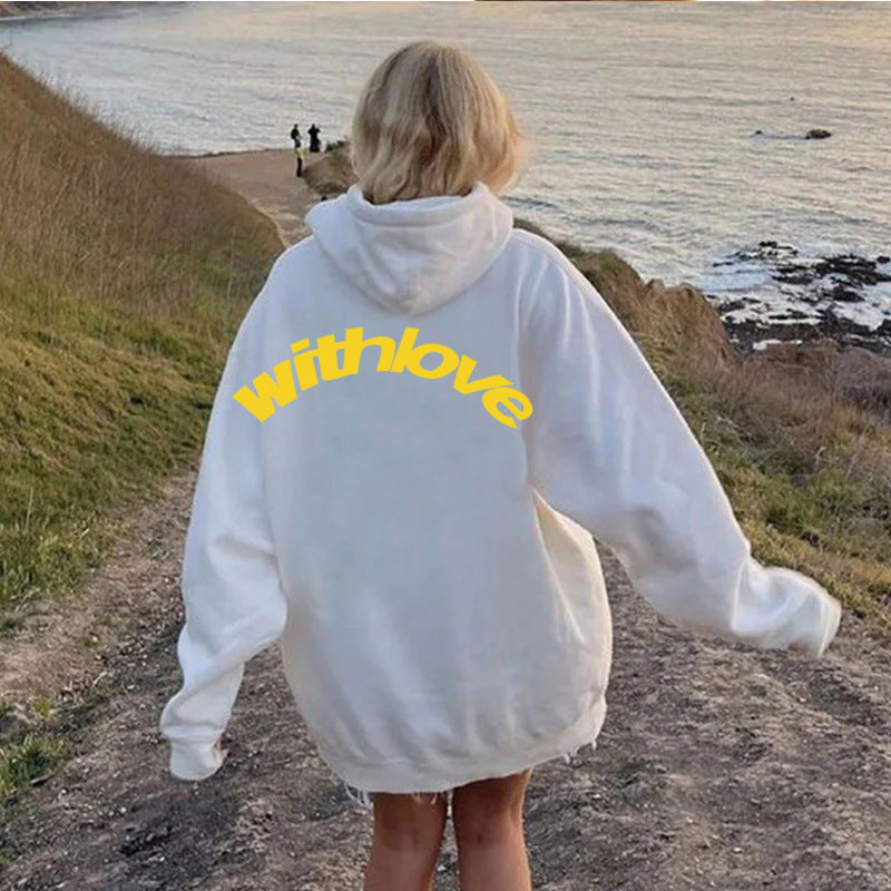 Trendy Oversized Pullover Hoodie – Perfect for Couples