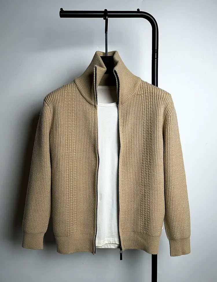 Effortless Style: Casual Men's Jacket with Zipper | Versatile Comfort