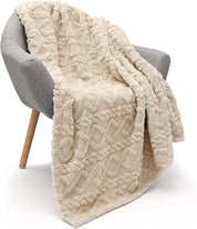 Sherpa Fleece Throw Blanket