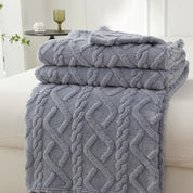 Winter Sherpa Fleece Blanket