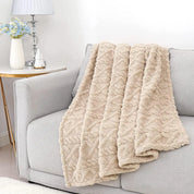 Sherpa Fleece Throw Blanket