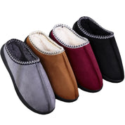 Comwarm Men's Indoor Fur Slippers - Cozy Winter Slip-Ons
