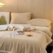 CozyHome | Jacquard Wool Blanket – Soft, Warm, Multi-Size, Solid Colors