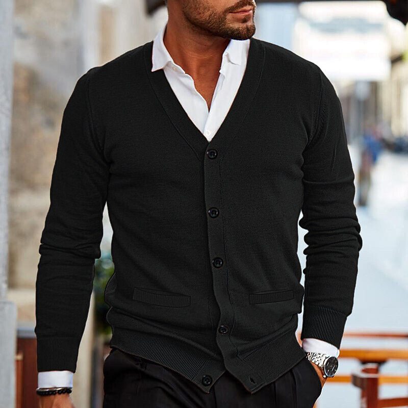 Classic Button-Up Cardigan – Timeless Elegance for Any Occasion