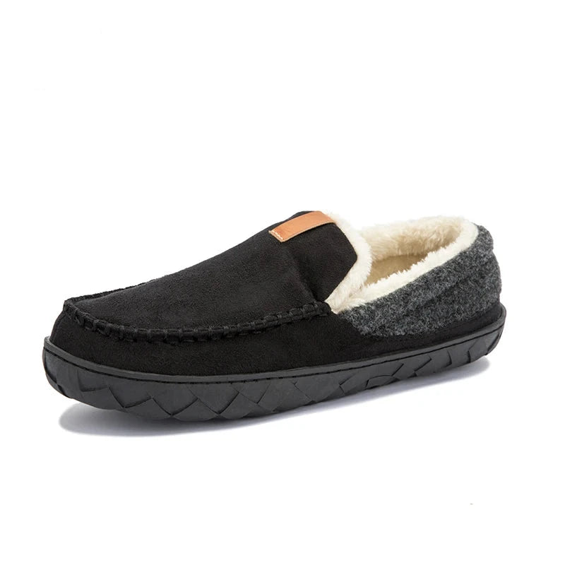Plush Winter Slippers with Memory Foam - Non-Slip & Cozy