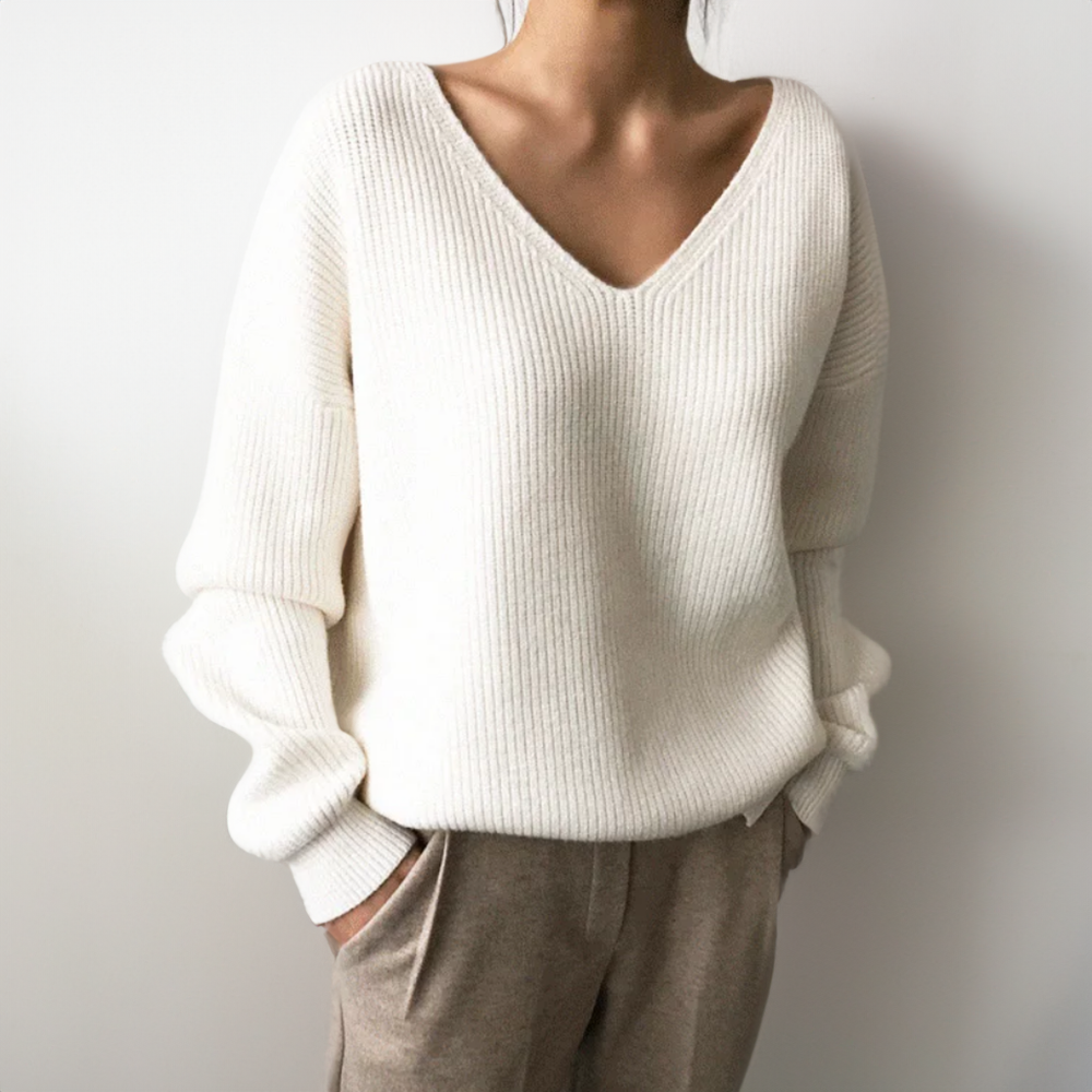 Soft Knitted Women's Sweater – Embrace Cozy Elegance Anytime