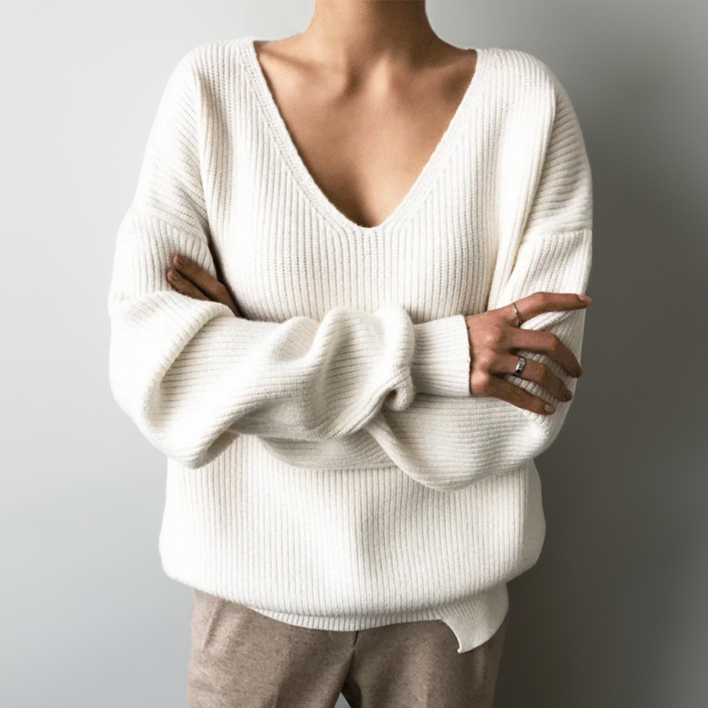 Soft Knitted Women's Sweater – Embrace Cozy Elegance Anytime
