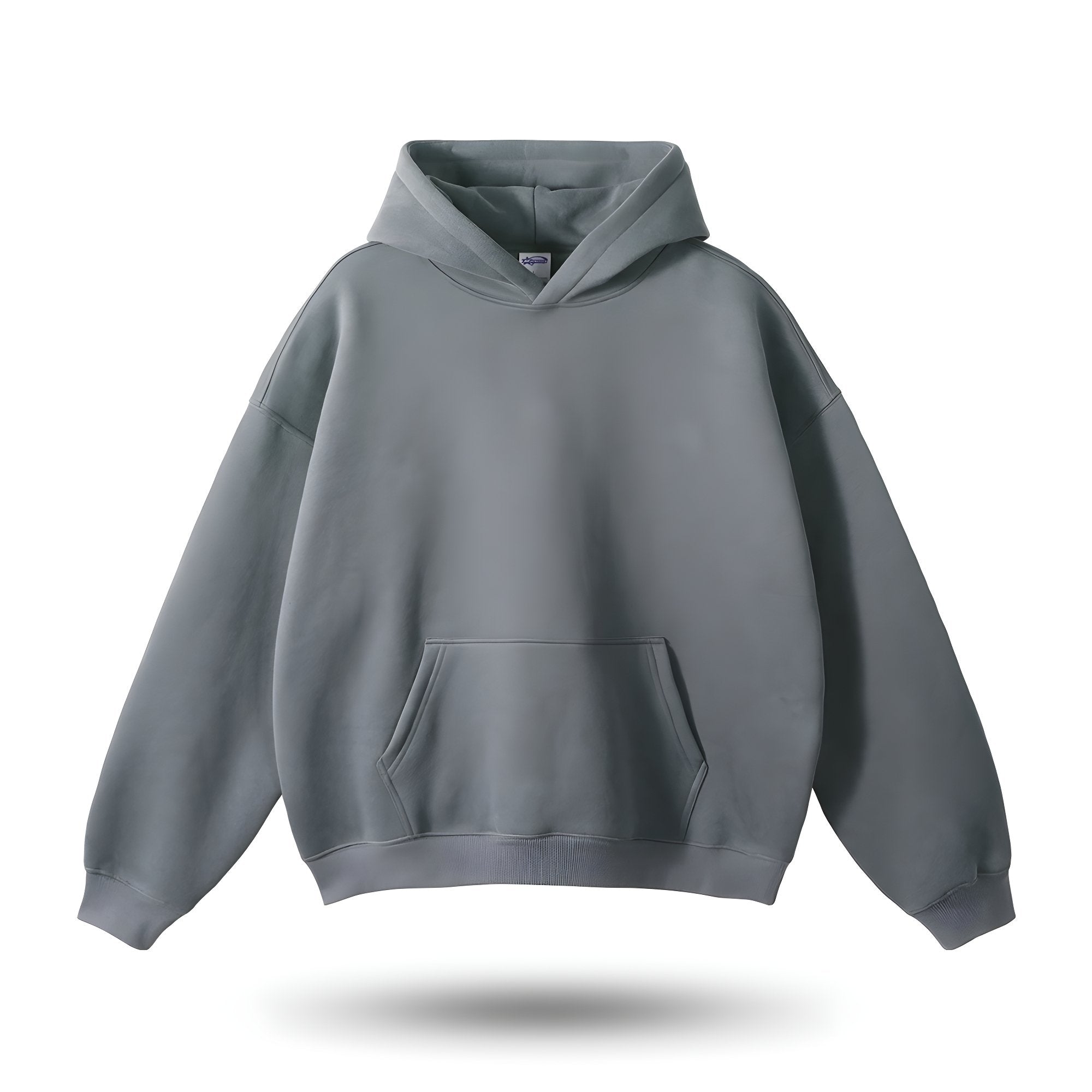 Cozy Gray Hoodie with Kangaroo Pocket for Men – Ultimate Comfort