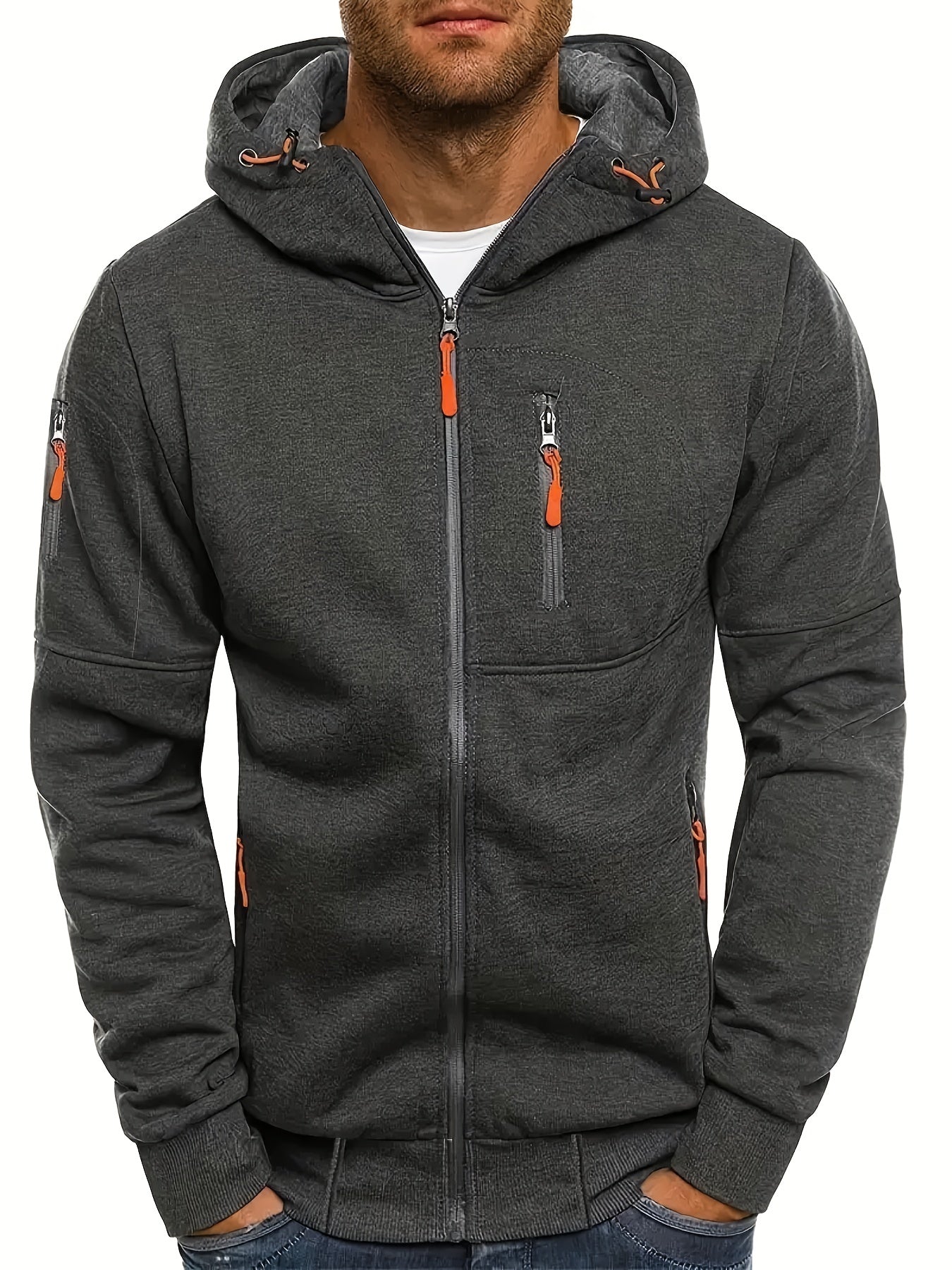 Comfy Men's Zip Hoodie