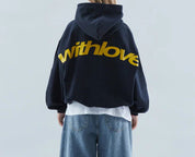 Trendy Oversized Pullover Hoodie – Perfect for Couples