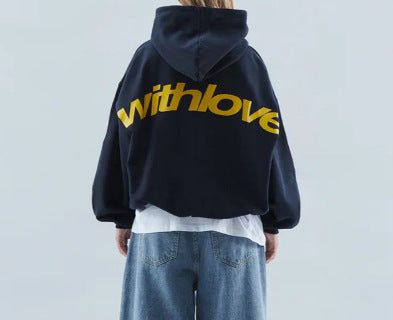 Trendy Oversized Pullover Hoodie – Perfect for Couples