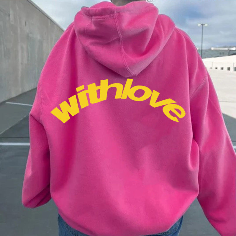 Trendy Oversized Pullover Hoodie – Perfect for Couples