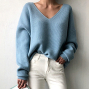 Soft Knitted Women's Sweater – Embrace Cozy Elegance Anytime