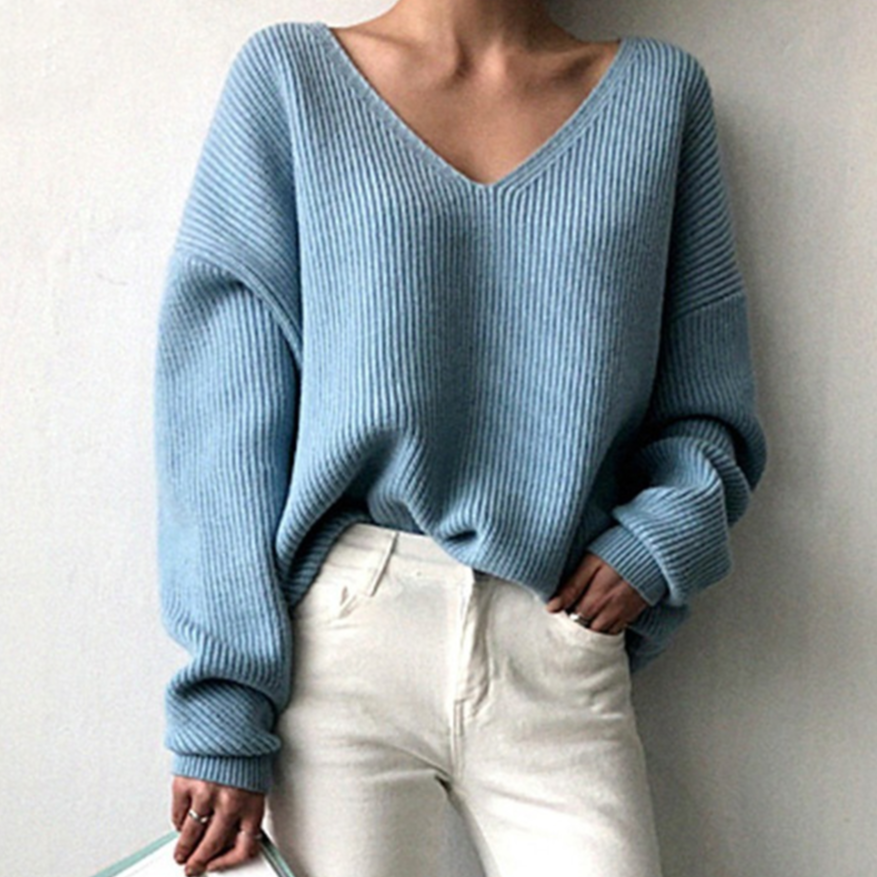 Soft Knitted Women's Sweater – Embrace Cozy Elegance Anytime